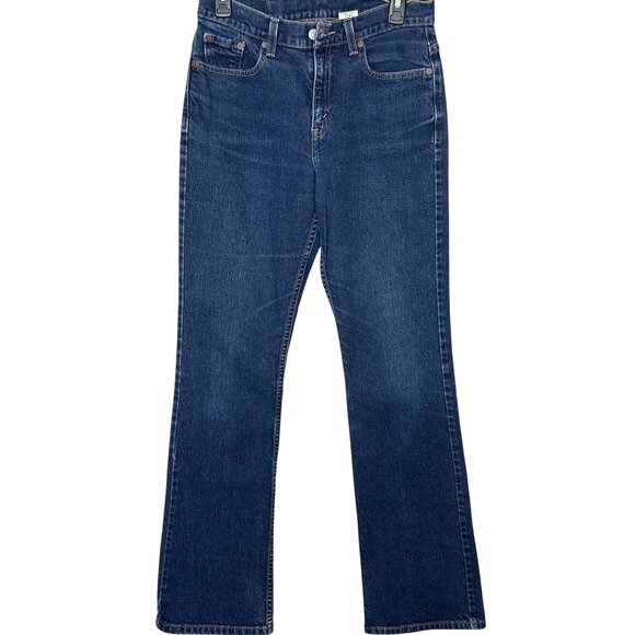 Vintage Women Levi’s 515 Bootcut Jeans 10 MIS L Blue Lower High Rise - Picture 4 of 6